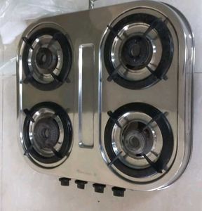 4-Burner Stainless Steel Gas Stove