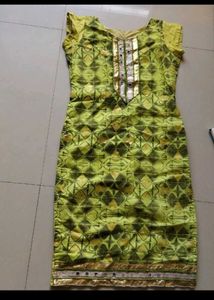 Designer Kurta with Mirror Work