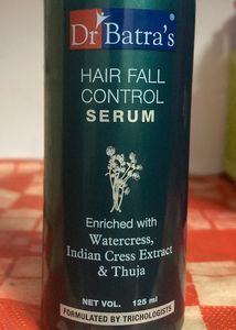 Dr Batra Hairfall Control Serum Brand New 125ML