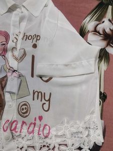 Cute Graphic Print Shirt
