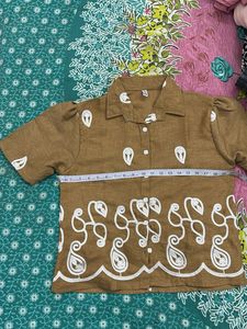 Embroidered Cotton Shirt for women