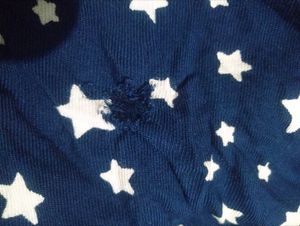 Cozy Star Print Pajama Top