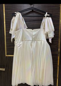 Sparkling White Mini Dress