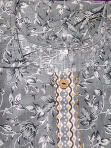 combo Elegant Grey Floral Kurta set