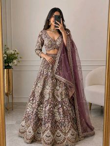 Stunning Engagement Lehenga Choli Set