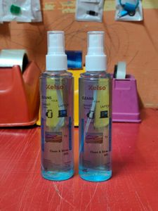 Kelso Screen Cleaner Spray & Microfiber Cloths Set