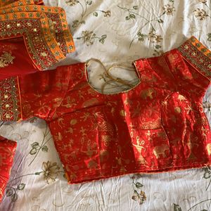 Exclusive Designer  lahanga Red size 40