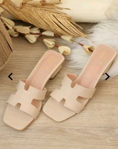 Elegant Beige Flat Sandals