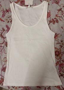 H&amp;M Basic White Tank Top