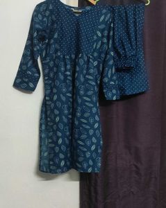 blue co-ord suit set