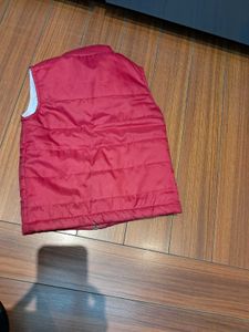 3) Baby Girls Puffer Jacket &amp; Vest Set Reversable