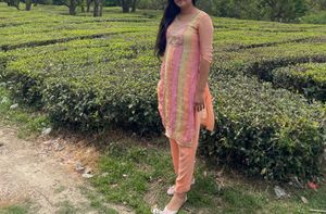 Beautiful Peach Kurta Set