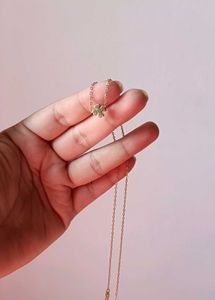 Dainty Gold Four-Leaf Clover Necklace
