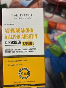 Dr. Seth's Ashwagandha & Alpha Arbutin Sunscreen