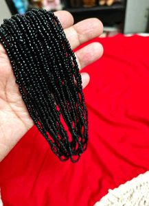 Vintage Black Beaded Layered Necklace✨