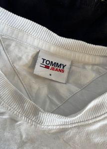 Tommy Jeans White Cropped T-Shirt