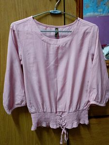 Casual Modern Pink Top .