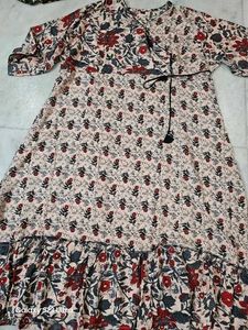 Bohemian Floral Print Kurta