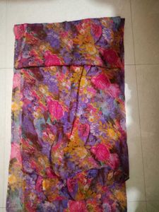 Pink Printed Cotton Kurti Blouse