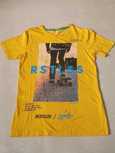 Cool Yellow Graphic T-Shirt