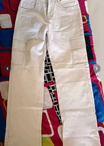 Men's Beige Cargo Pants