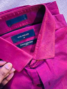 Peter England Premium Cotton Blend Shirt