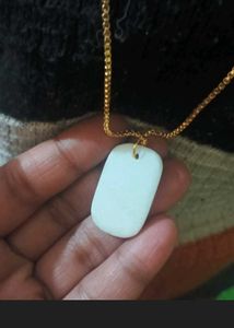 Cute Flower stone Pendant Necklace