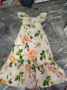 Floral Off-Shoulder Maxi Dress
