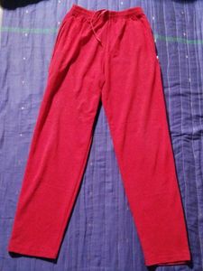 Red Comfortable Palazzos