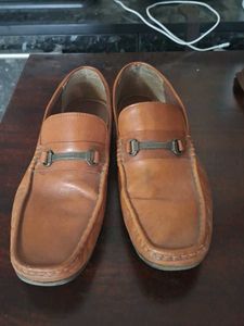 Red Tape Brown Loafers