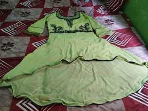 high-low lehenga frock