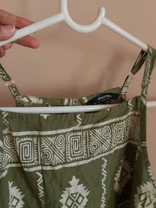 Stylish Green Printed Long Kurta