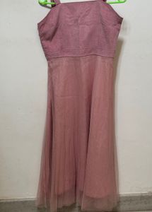 Dusty Rose Tulle Dress