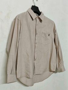 Men's Casual Button-Down Crop Shirt