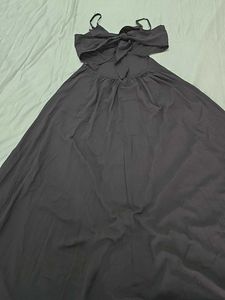 Berrylush Black Cut Out Maxi Dress