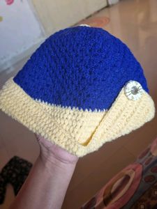 Blue cap