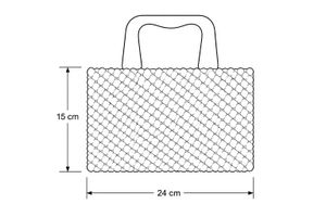 Macrame Handbag with Wooden Handle