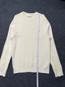 Men's Cream Lacoste Sweater