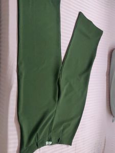 AN OLIVE green Straight  Plazoo