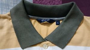 Men's Striped Polo Shirt