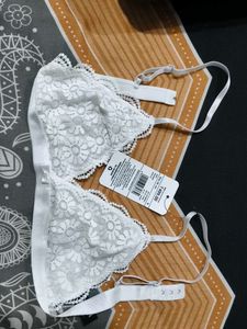 Lace Bralette - White