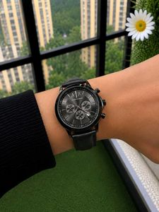 ARMANI EXCHANGE CHRONOGRAPH BLACK EDITION ⌚🖤✨*