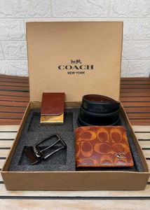 coach belt wallets set