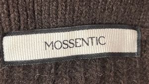 Brown Ribbed Knit Polo Sweater