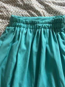 Aqua A-Line Skirt