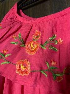 Pink XL Top/ Off Shoulder