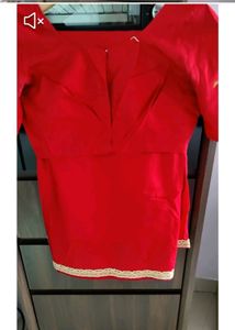 Pure Silk Red Saree
