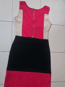Color Block Bodycon Dress