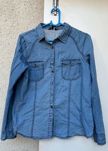 Roadster Denim Full Sleeves Shirt