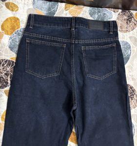 limeroad Women's Dark Wash black Straight Leg Jean
